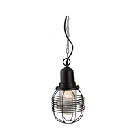 E27 Wall Light Black