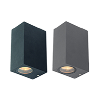 GU10 Wall Light - Up/Down Dark Grey/Black