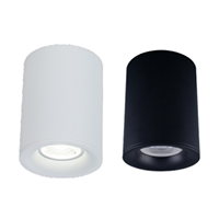 Round Surface Mount GU10 Lampholder White | Black
